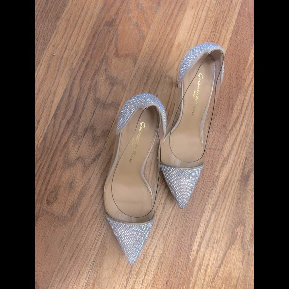 Gianvito Rossi Plexi heels/pumps